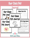 Our Class Pet Journal