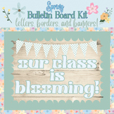 Our Class is BLOOMING Groovy Green Spring Bulletin Kit: Bo