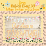 Our Class is Blooming Yellow Spring Bulletin Board Kit: Bo