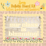 Our Class is BLOOMING Yellow Spring Bulletin Kit: Letters,