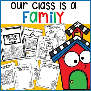 Preview of Our Class is a Family Activities Activity Worksheets Book