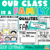 Our Class is a Family Activity Book Companion Back to School