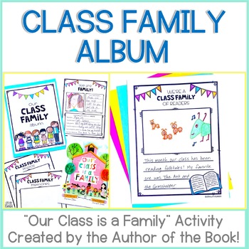Preview of Our Class is a Family Activity : Class Family Album