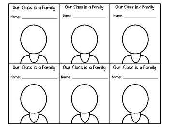 Preview of Our Class is a Family: Beginning of the Year Classroom Community Building