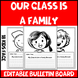 Our Class is a Family Bulletin Board Activity, Back To Sch