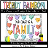 Our Class is a Family Bulletin Board Set with Editable Tre