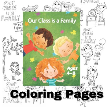 Preview of Our Class is a Family Coloring Pages