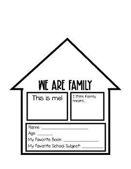 Our Class is a Family Craft by Ashley Carroll | TPT