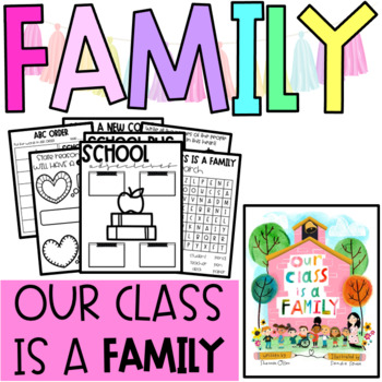 Preview of Our Class is a Family | Craft | Read Aloud | Back To School
