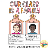 Our Class is a Family Directed Drawing & Writing Activity 