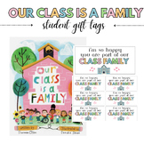 Our Class is a Family - Gift Tags