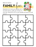 Our Class is a Family  Puzzle Activity All About Me Cooper