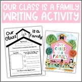 Our Class is a Family Writing Activity