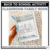 Our Classroom is a Family Book Activity