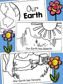 Earth Day Emergent Reader by The Barefoot Teacher - Becky Castle