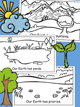 Earth Day Emergent Reader By The Barefoot Teacher - Becky Castle