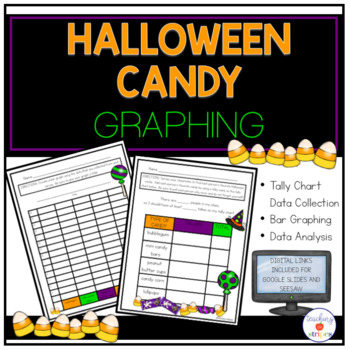 Preview of Halloween Candy Graphing Activity and Printables