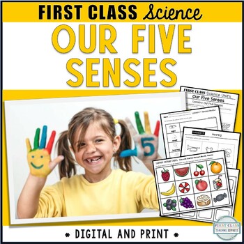 Preview of Five Senses Unit - Lesson Plans, Activities, Books, Worksheets