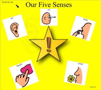 Preview of Our Five Senses for young student