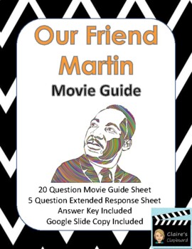 Preview of Our Friend Martin (1999) Movie Guide - Google Slide Copy Included!