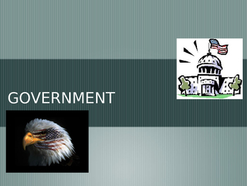 Preview of Our Government Power Point Presentation