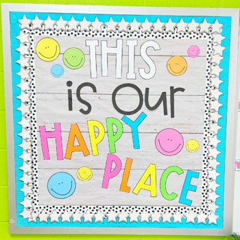 Preview of Our Happy Place Bulletin Board
