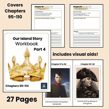 Preview of Our Island Story Worksheets Chapters 95-110 An Island Story by H.E. Marshall