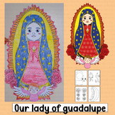 Our Lady of Guadalupe Craft Bulletin Board Coloring Pages 