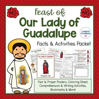 Preview of Our Lady of Guadalupe Printable Activities | Saint Juan Diego