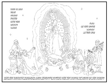 Our Lady Of Guadalupe Coloring Page 6