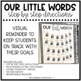 Our Little Words Bulletin Board Kit | New Year Goals