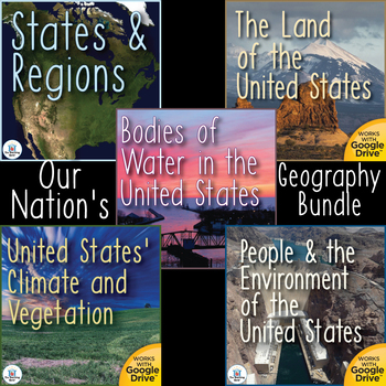 Preview of Geography of our Nation Unit Bundle