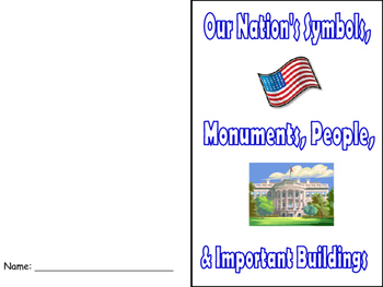 Preview of Our Nation's Symbols, Landmarks, Monuments, & Important People Booklet
