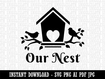 empty nest clipart black and white school