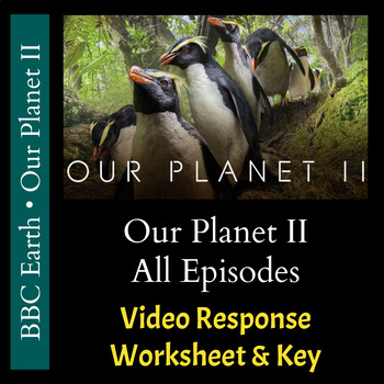 Preview of Our Planet 2 - All 4 Episodes Bundle - Worksheets & Keys - PDF & EASEL