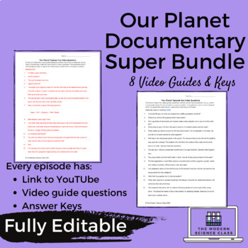 Preview of Our Planet Documentary Video Guide Super Bundle (8 episodes)