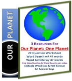 Our Planet: One Planet Netflix Video Questions, Worksheet,