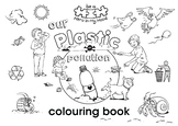 Our Plastic Pollution colouring book