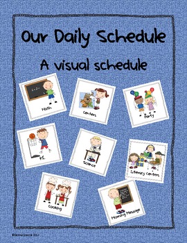 Our Schedule: A Visual Schedule by Denise Scaccia | TpT