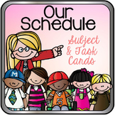 Our Schedule Subject & Task Cards