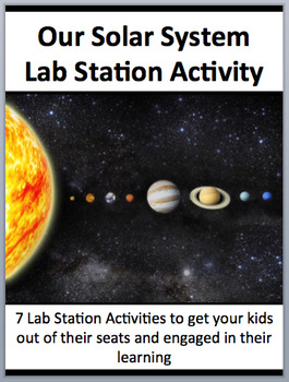 Preview of Our Solar System - 7 Engaging Lab Station Activities