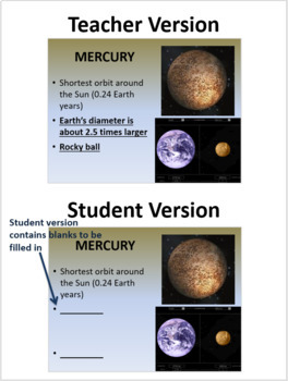 Our Solar System A Grade 6 7 Middle School Lesson