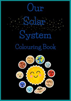 Preview of Our Solar  System Coloring Book For Cuties