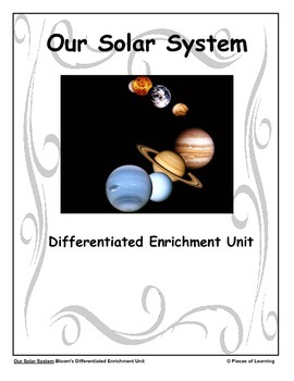 Preview of Our Solar System - Differentiated Blooms Enrichment Unit