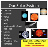 Our Solar System - Lesson Package and Assignment - Google Slides and PowerPoint
