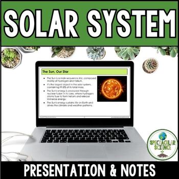 Preview of Solar System Presentation and Guided Notes