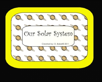 Preview of Our Solar System Smartboard Lesson