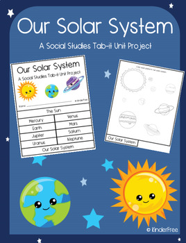 Preview of Our Solar System (Social Studies Tab-it Project)