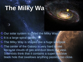 Our Solar System The Milky Way