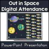 Out in Space Editable Digital Attendance PowerPoint Presentation